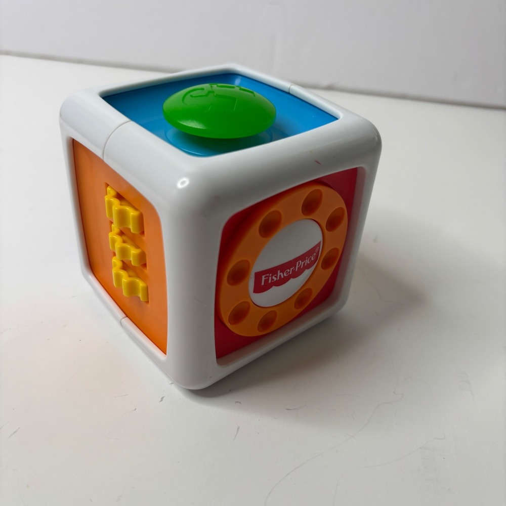 Fisher Price My First‎ Fidget Cube Baby Sensory Activity Toy GBG82 FWP34 Multi